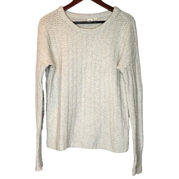 EUC, Women's GAP, Wool/Alpaca  blend heather gray sweater, size XS - Picture 1 of 3